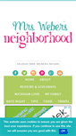 Mobile Screenshot of mrswebersneighborhood.com